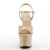 Pleaser - SKY309 Sandale à bride à la cheville, Pole dance chaussures - Chaussures de pole dance - Crème Product image